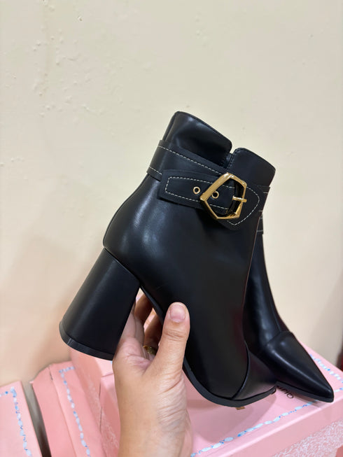 Women Elegant High Quality Ankle Pointed Toe Boots